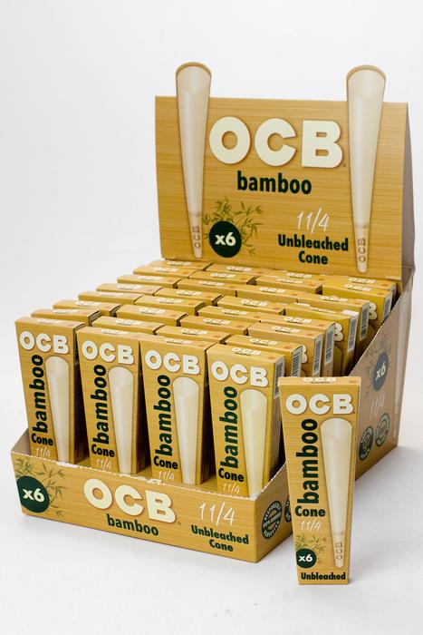 OCB 1 1/4 CONES 6PACK - ASSORTED