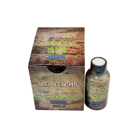 BAD BOYZ HEMP ENERGY SHOT 50MG