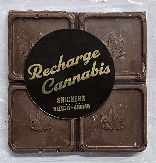 RECHARGE CANNABIS 400MG D8 CHOCOLATE - ASSORTED