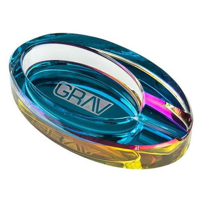 GRAV ELLIPSE ASHTRAY - IRIDESCENT