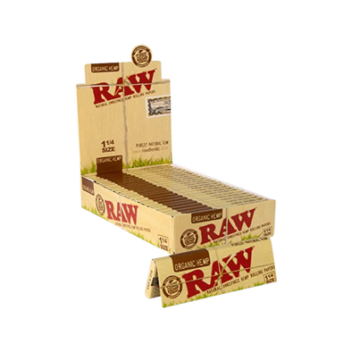 RAW ORGANIC HEMP ROLLING PAPERS - 1 1/4