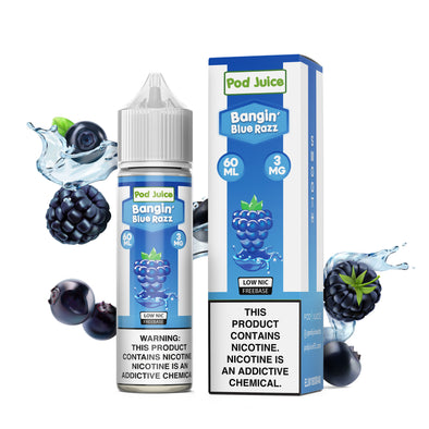 POD JUCE 55 BANGIN BLUE RAZZ 60ML