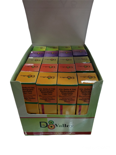 D8 VALLEY 1G RECHARGEABLE DISPOSABLE 900MG DELTA 8 THC