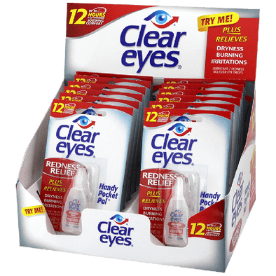 CLEAR EYES 12PK DISPLAY