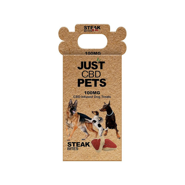 JUST CBD PETS DOG TREATS 100MG